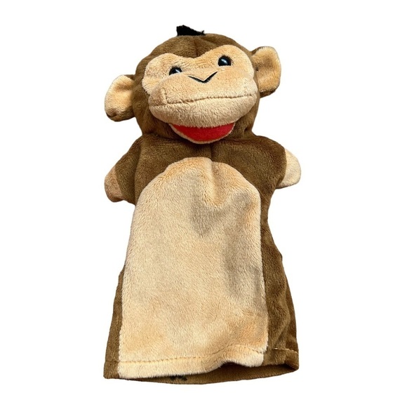 Melissa & Doug Zoo Friend Hand Puppet Baby Monkey Plush Toy Classroom Story‎ - Picture 1 of 3